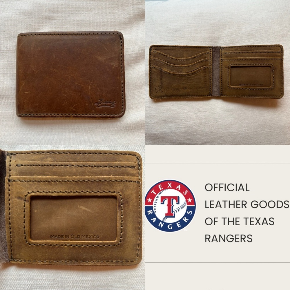 SADDLEBACK LEATHER CO. Medium Bifold Leather Wallet - Brown / Tobacco Color